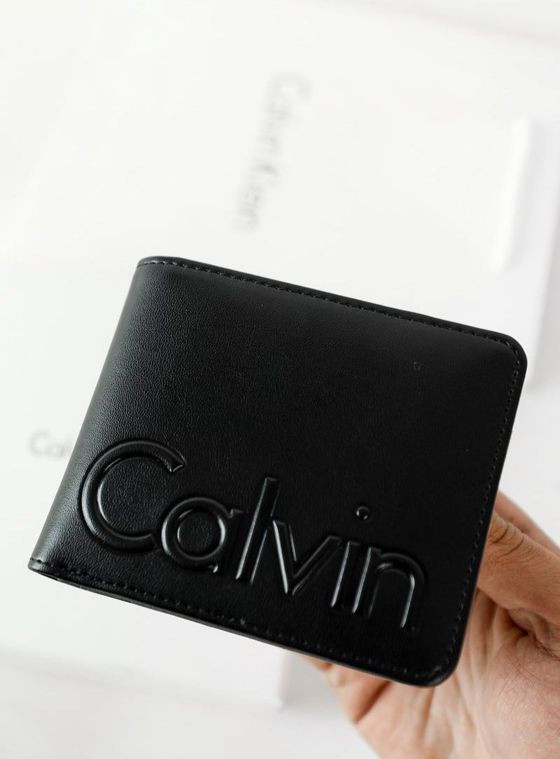 CK Black Leather Wallet For Men 63#