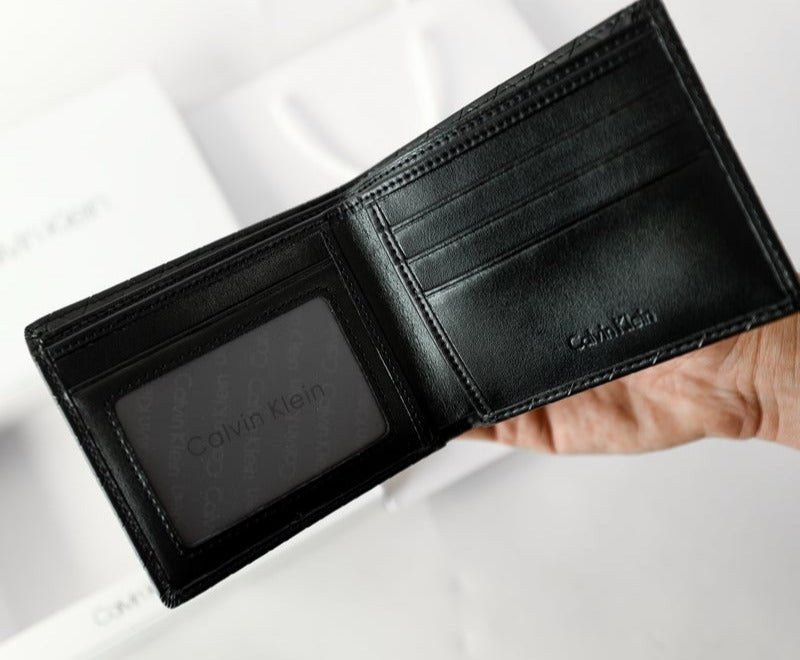 CK Black Leather Wallet For Men 53#