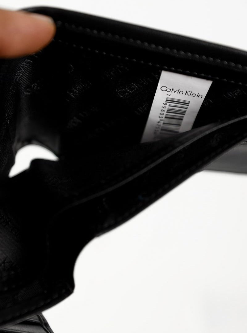 CK Black Leather Wallet For Men 52#