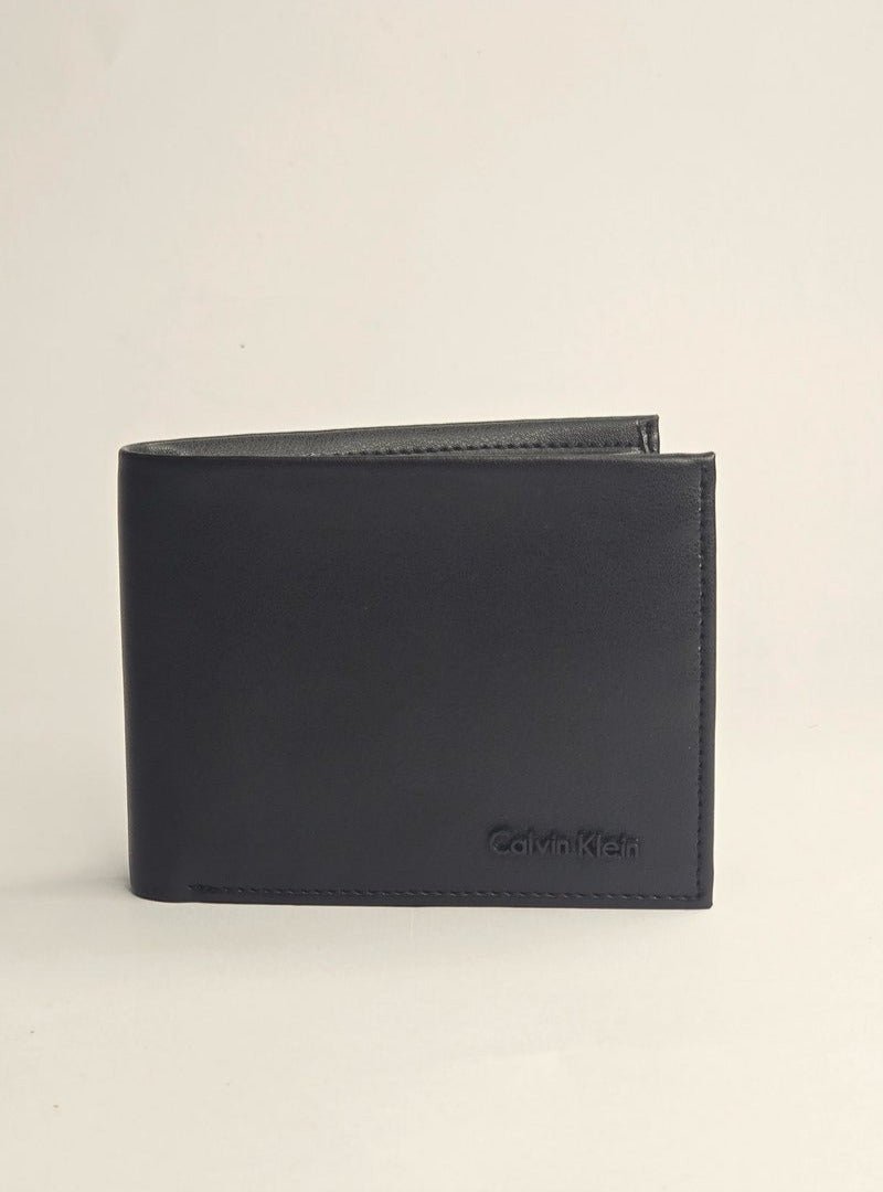 CK Black Leather Wallet-Belt Set For Men 9#