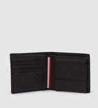 TH Black Leather Wallet With Card Holder For Men 34#