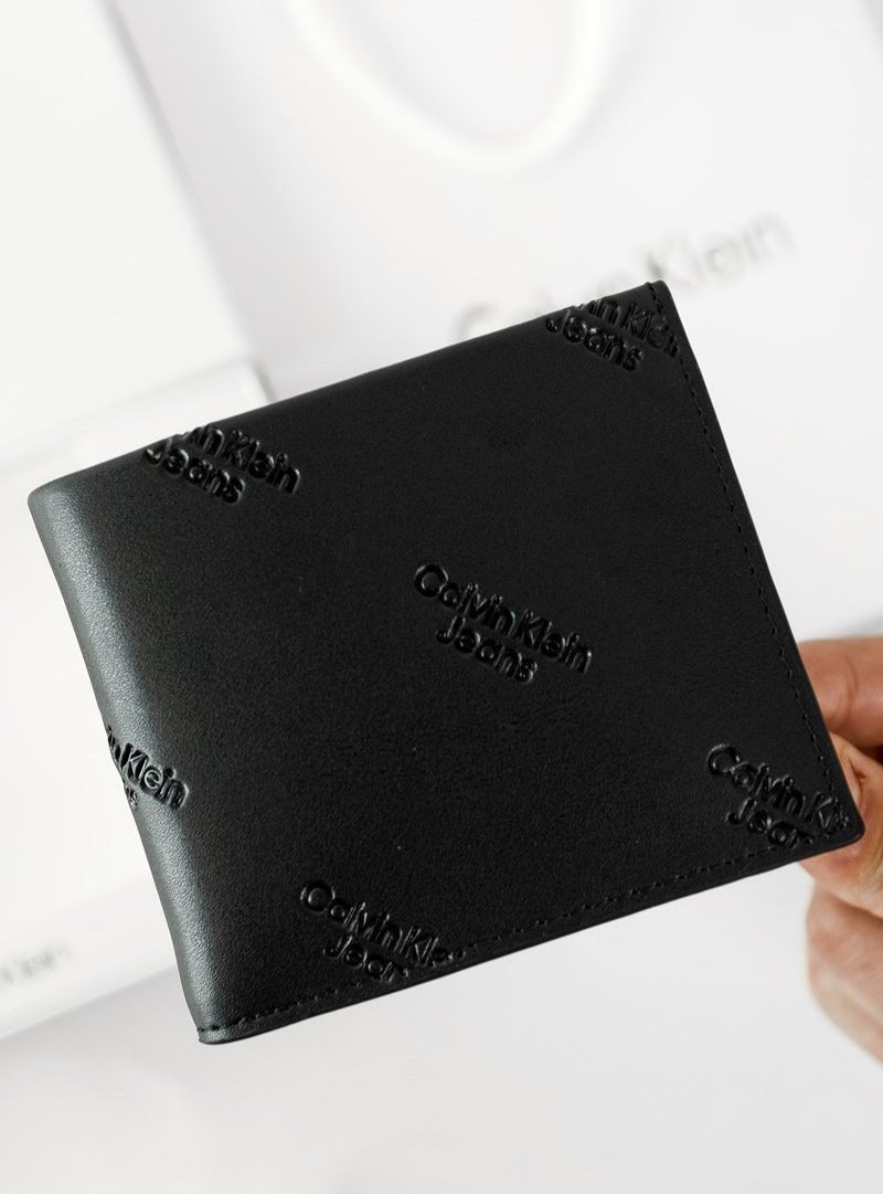 CK Black Leather Wallet For Men 55#
