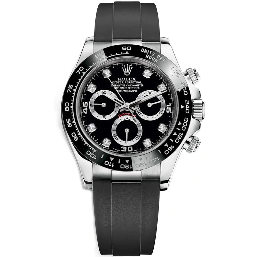 Rolex Cosmograph Daytona Watch For Men - Black Dial