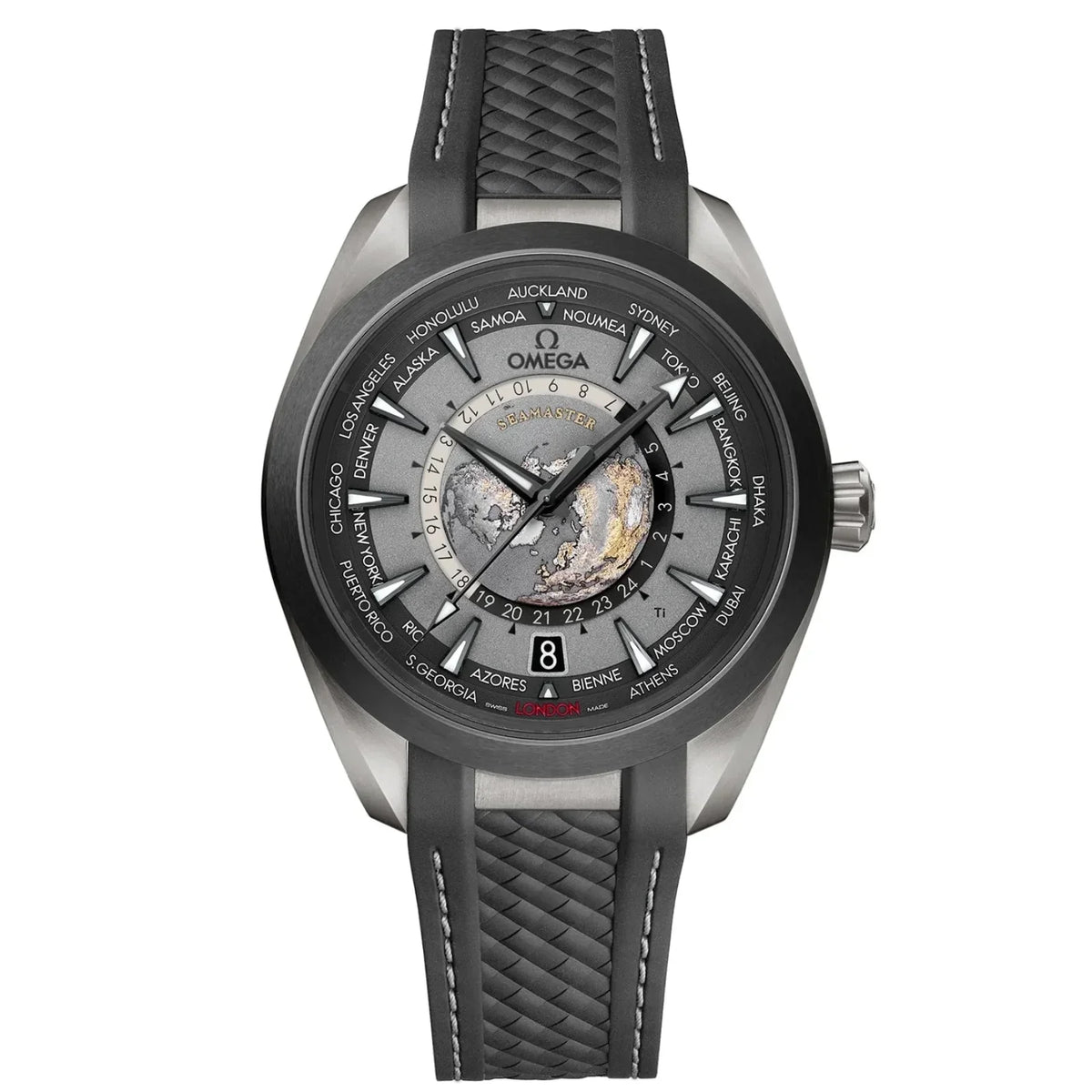 Omega Seamaster Aqua Terra 150M Co-Axial Master Chronometer Gmt Worldtimer 43mm - 3 Colors