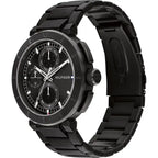 Tommy Hilfiger Men's Watch – Model 1792119 Lorenzo | Black Stainless-Steel Chronograph Design