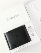 CK Black Leather Wallet For Men 55#