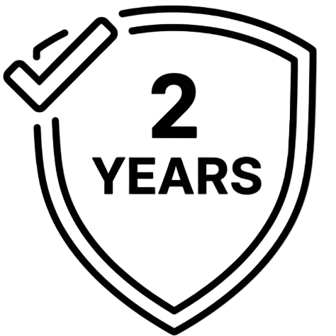 2 years warranty  icon