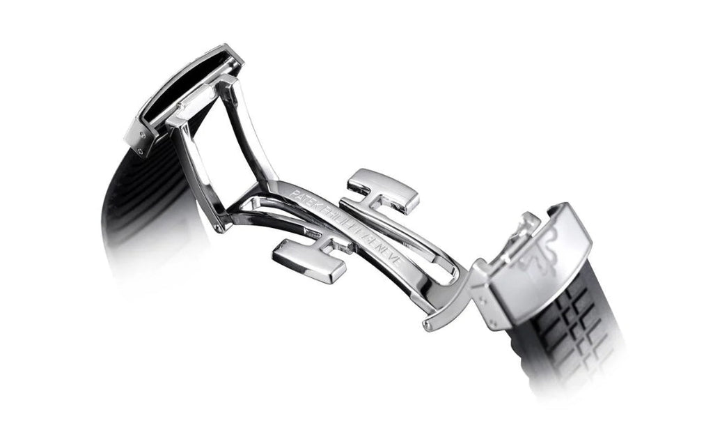 Patek Philippe Aquanaut Watch For Men - Black & Silver