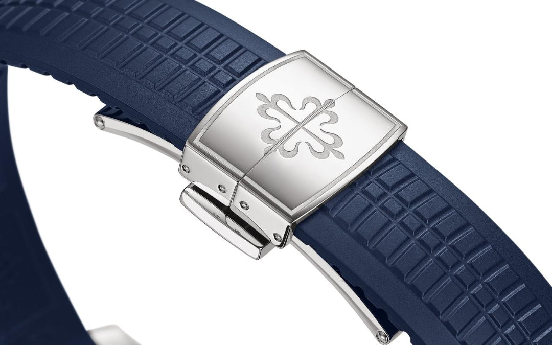 Patek Philippe Aquanaut Watch For Men - Blue & Silver