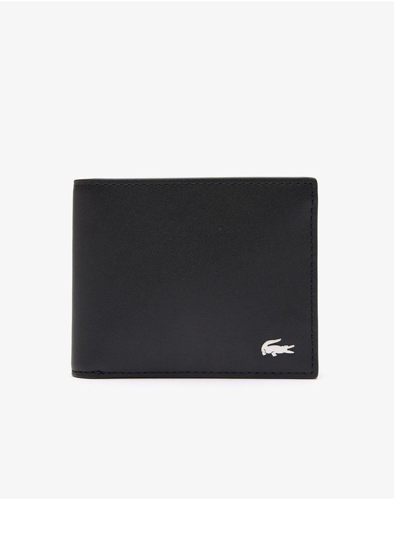 LC Black Leather Wallet-Keychain Set For Men 11#