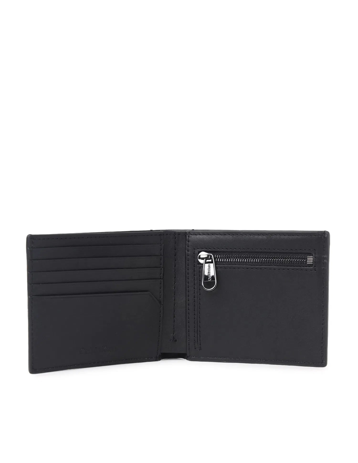 Calvin Klein Modern Bar Logo Bi-Fold Wallet | Genuine Leather