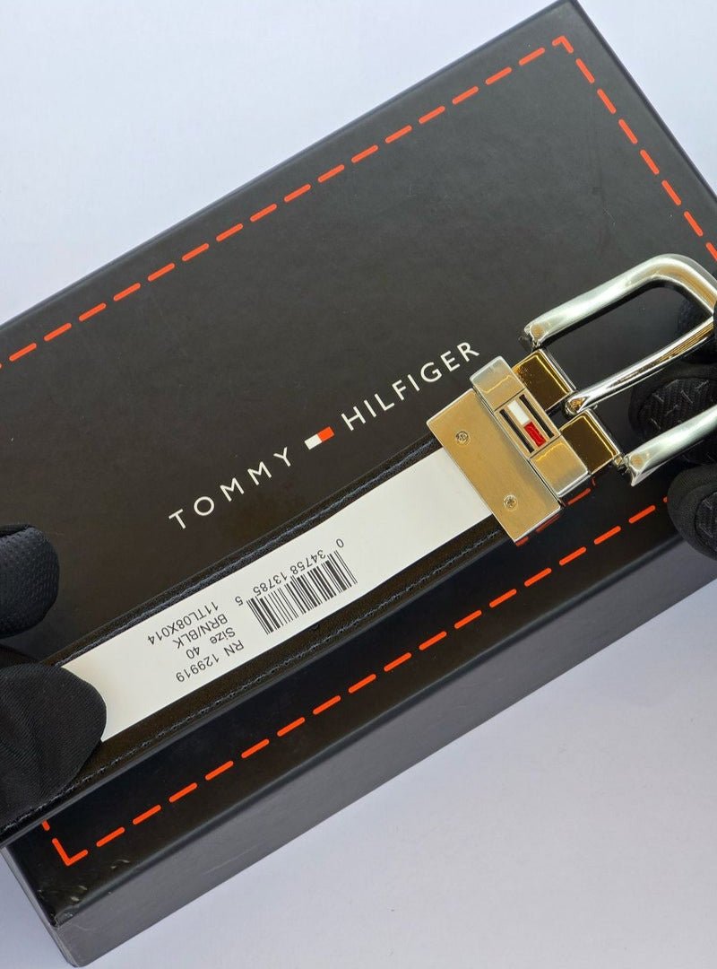 TH Leather Wallet-Belt Set For Men 3#