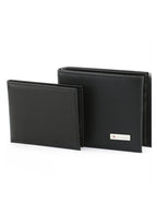 TH Black Leather Wallet For Men 30#