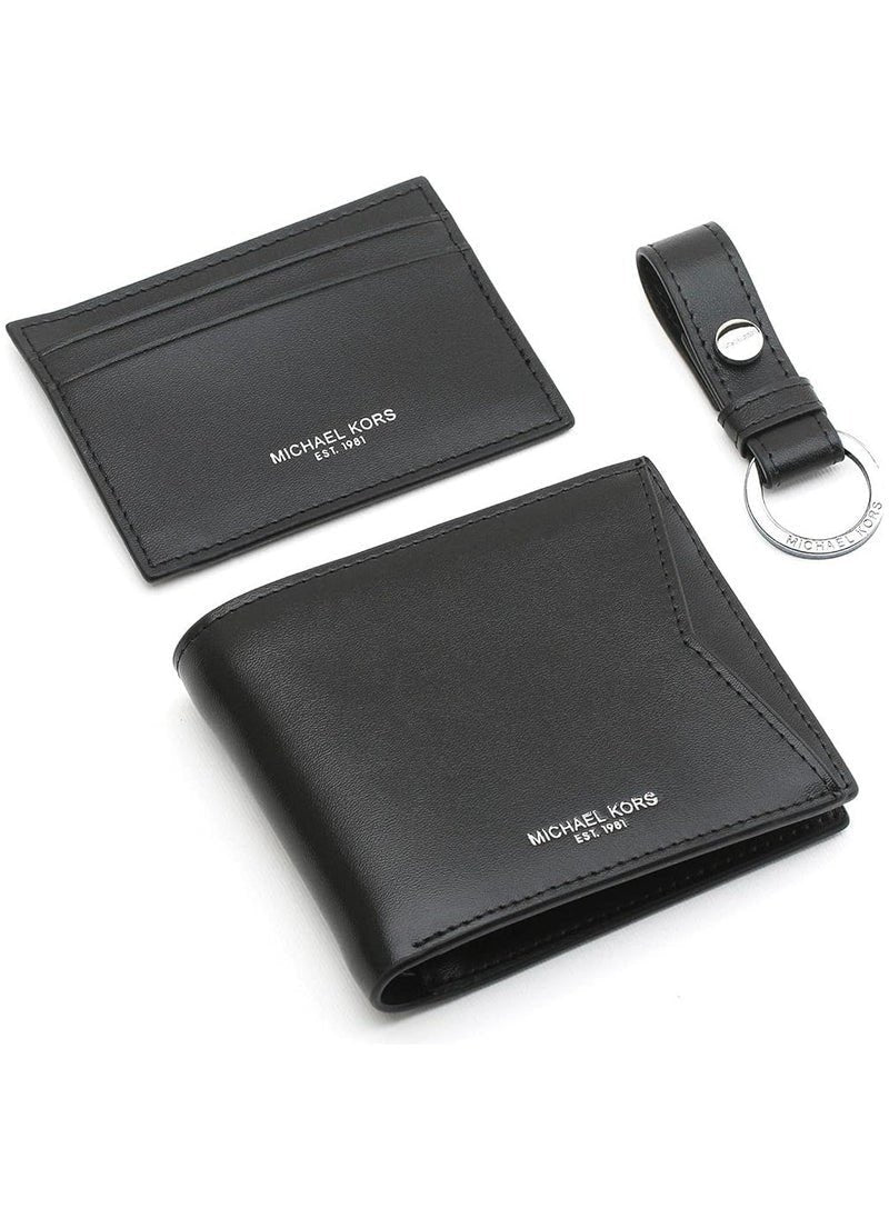 MK Wallet-Card Holder-Keychain Set For Men 8#
