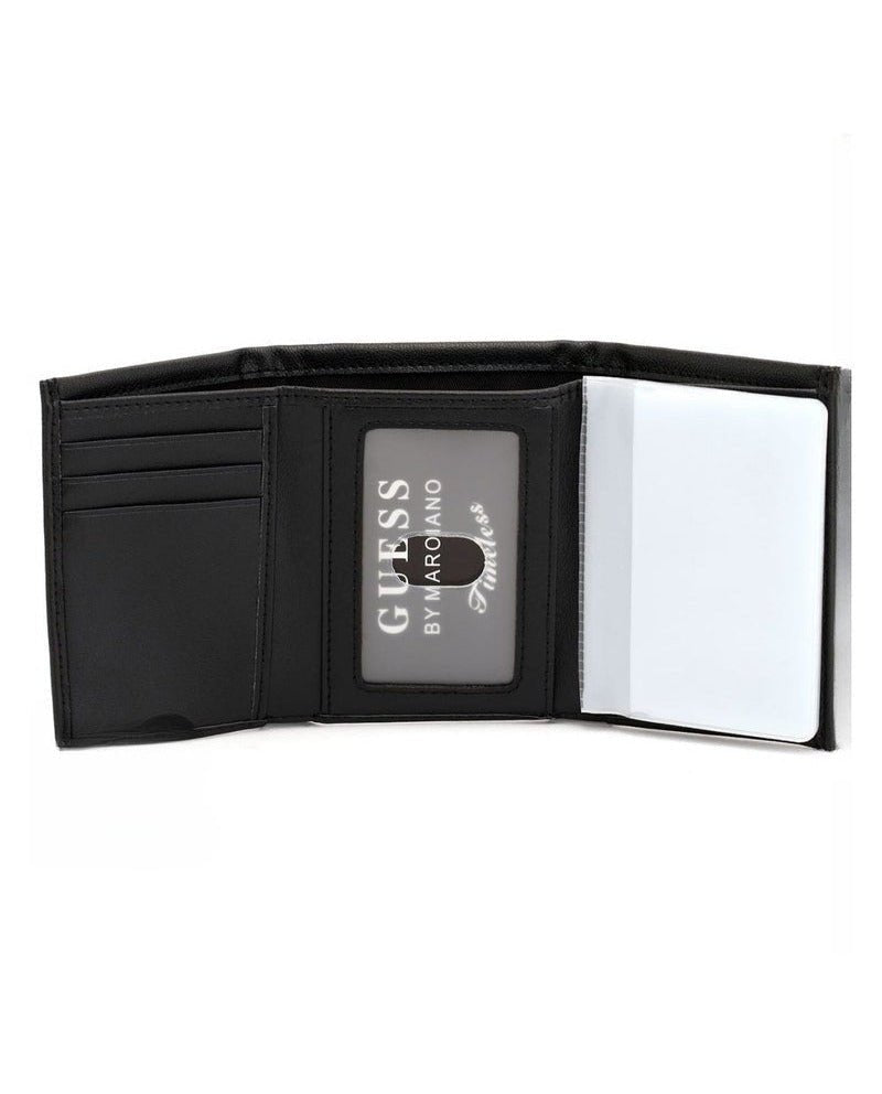 GU Black Trifold Wallet For Men 82#