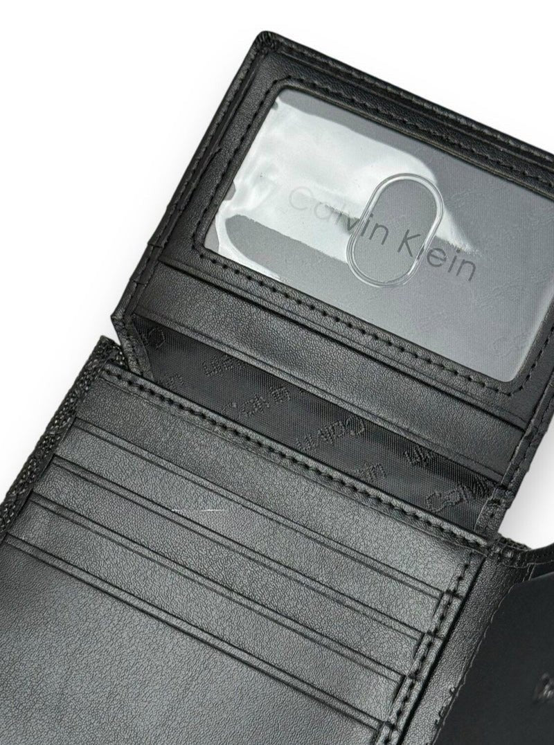 CK Black Leather Wallet For men 51#