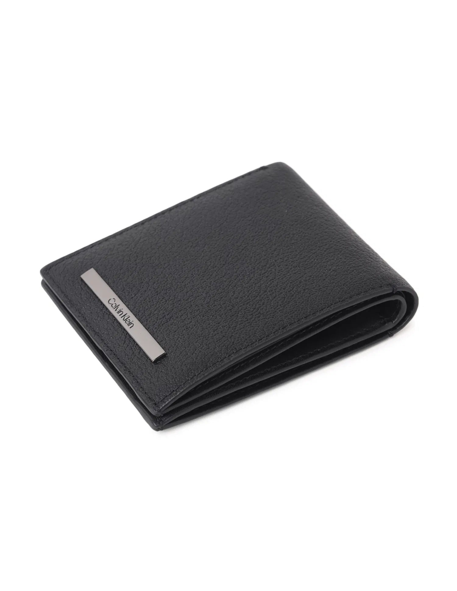 Calvin Klein Modern Bar Logo Bi-Fold Wallet | Genuine Leather