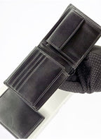 CK Black Leather Wallet-Keychain-Card Holder Set For Men 7#