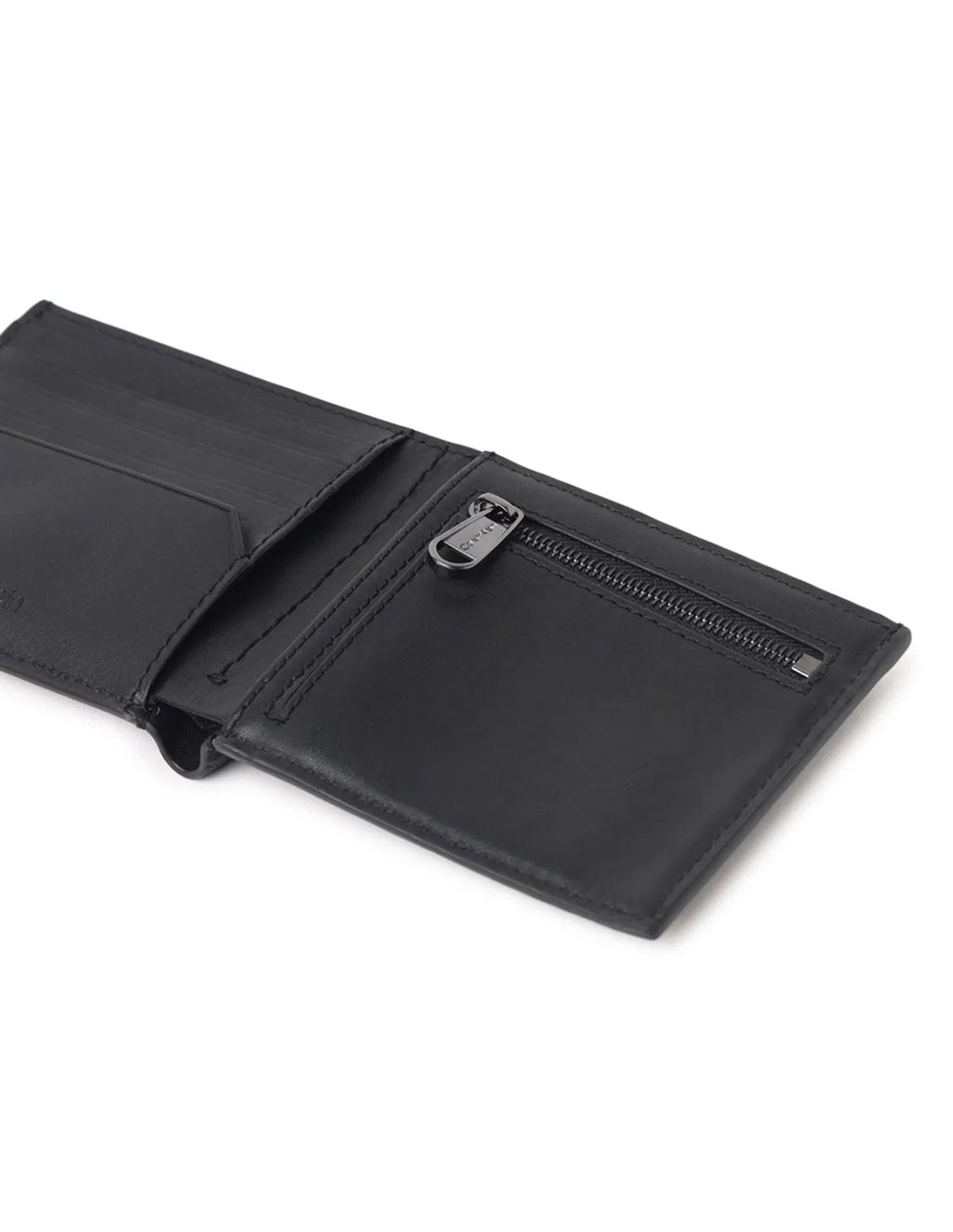 Calvin Klein Modern Bar Logo Bi-Fold Wallet | Genuine Leather