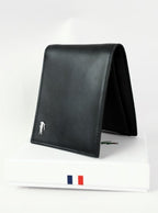 LC Black Leather Wallet For Men 87#