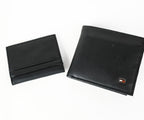 TH Black Leather Wallet For Men 17#