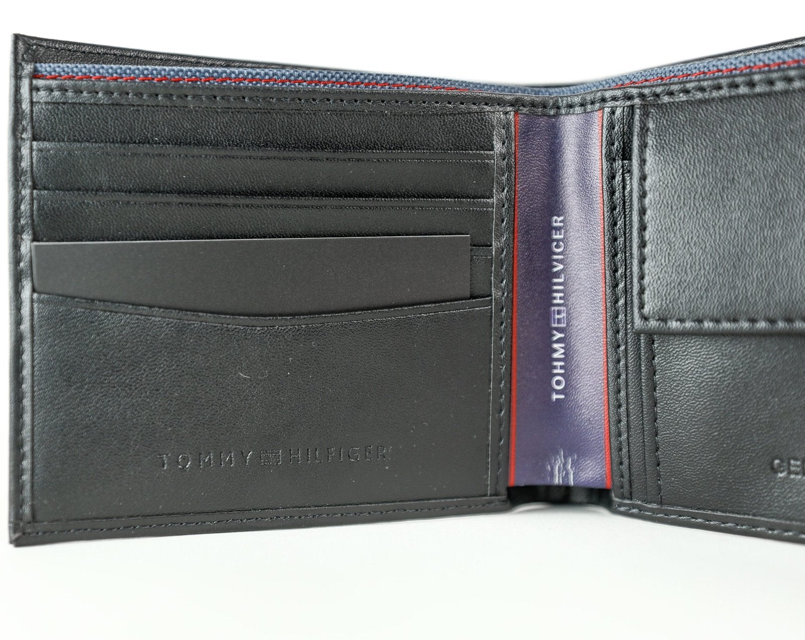 TH Black Leather Wallet For Men 19#