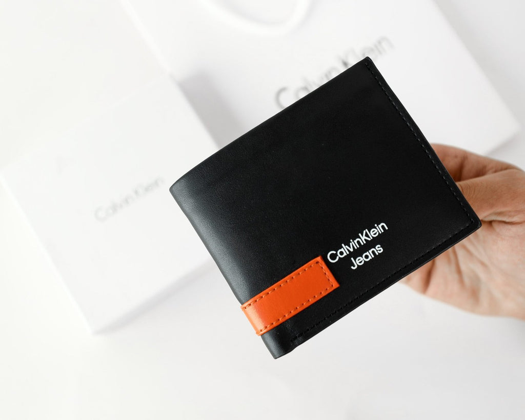 CK Black Leather Waller For Men 61#