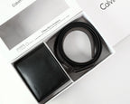 CK Leather Wallet-Belt Set For Men 5#