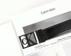 CK Black Leather Wallet-Belt Set For Men 7#