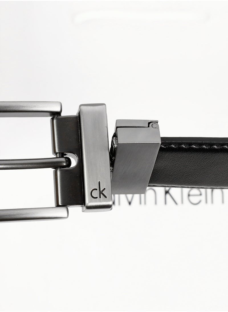 CK Black Leather Wallet-Belt Set For Men 11#