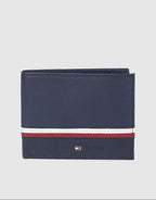 TH Navy Leather Wallet For Men 39#