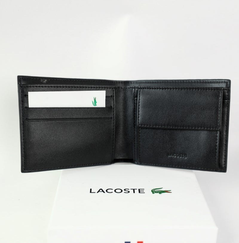 LC Black Leather Wallet For Men 87#