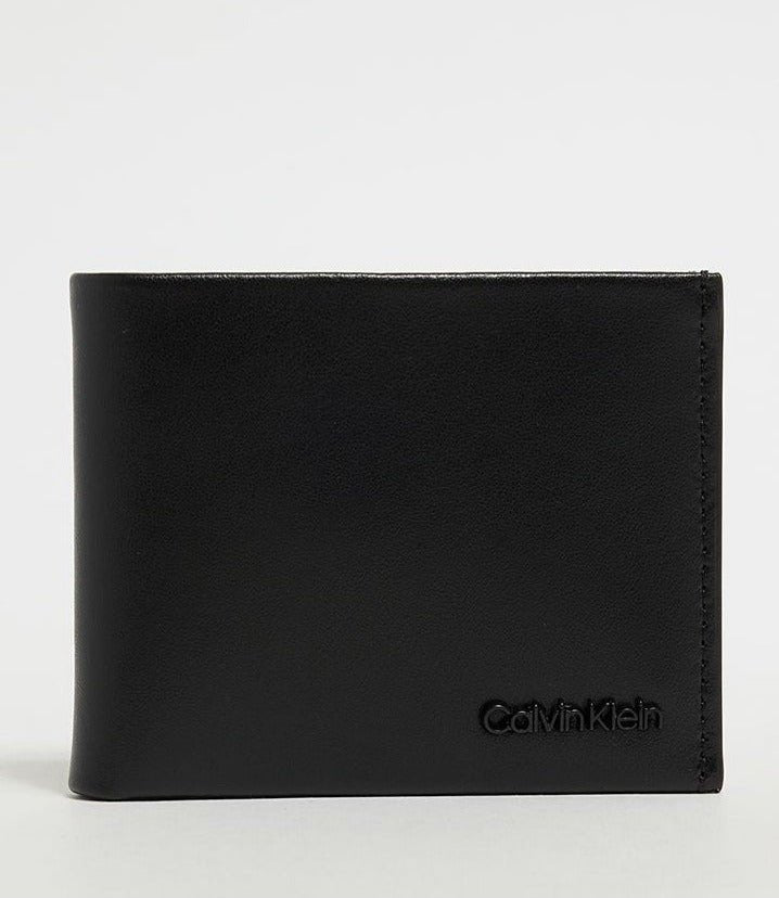 CK Black Leather Wallet For Men 52#