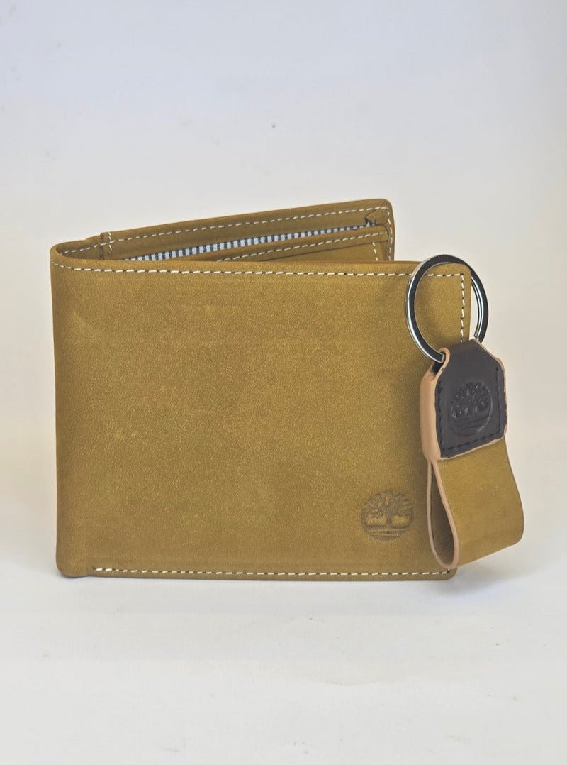 TL Light Brown Wallet-Keychain Set For Men 15#
