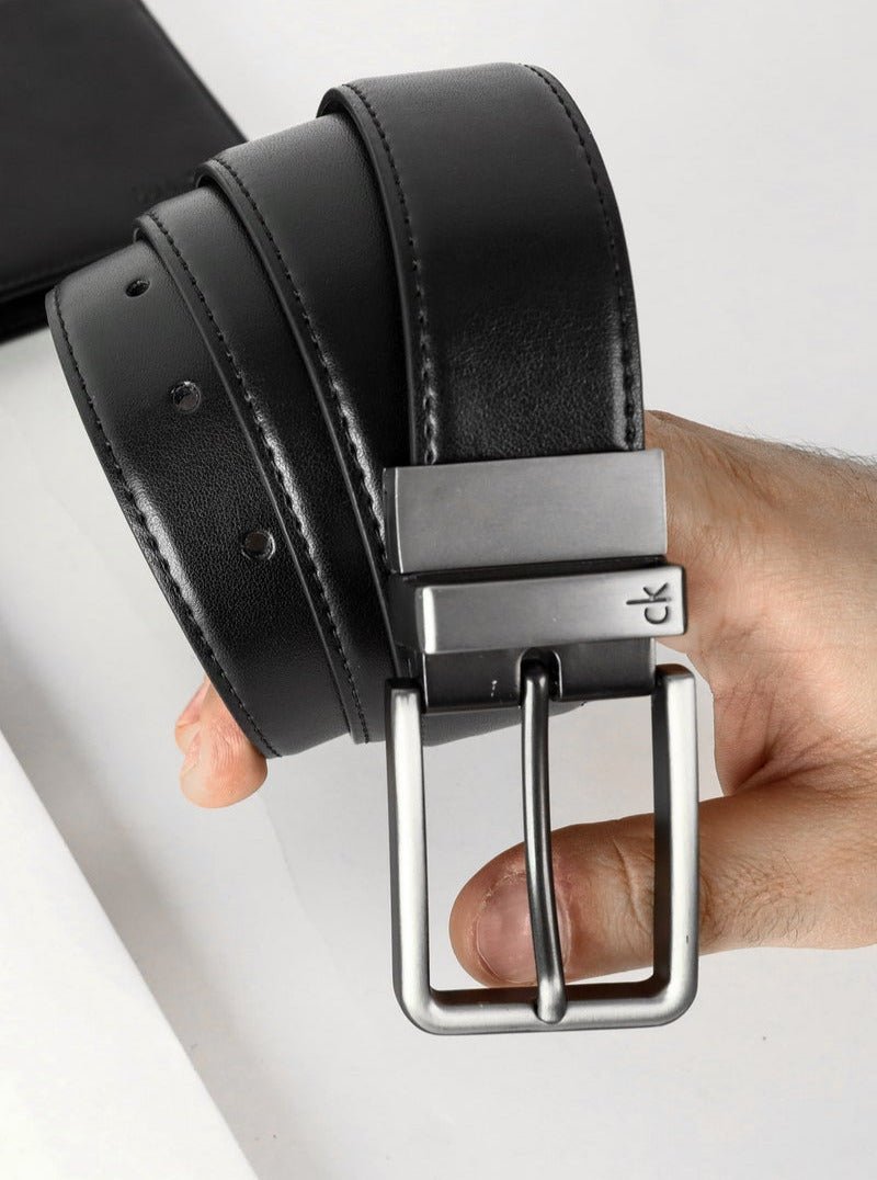 CK Leather Wallet-Belt Set For Men 5#