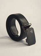CK Black Leather Wallet-Belt Set For Men 9#