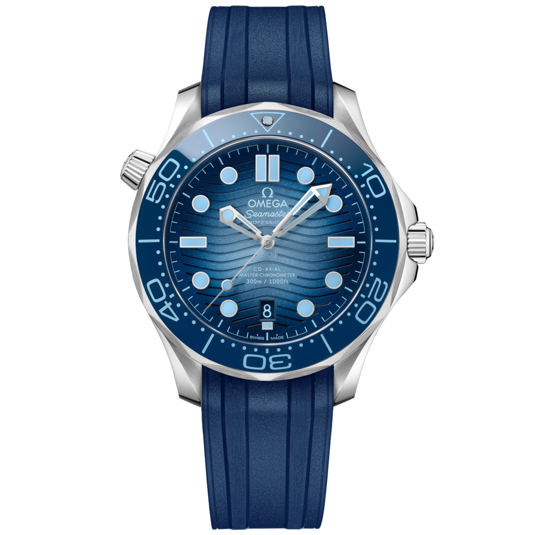 OMEGA Seamaster Diver 300M Co-Axial Master Chronometer 42mm Summer Blue watch