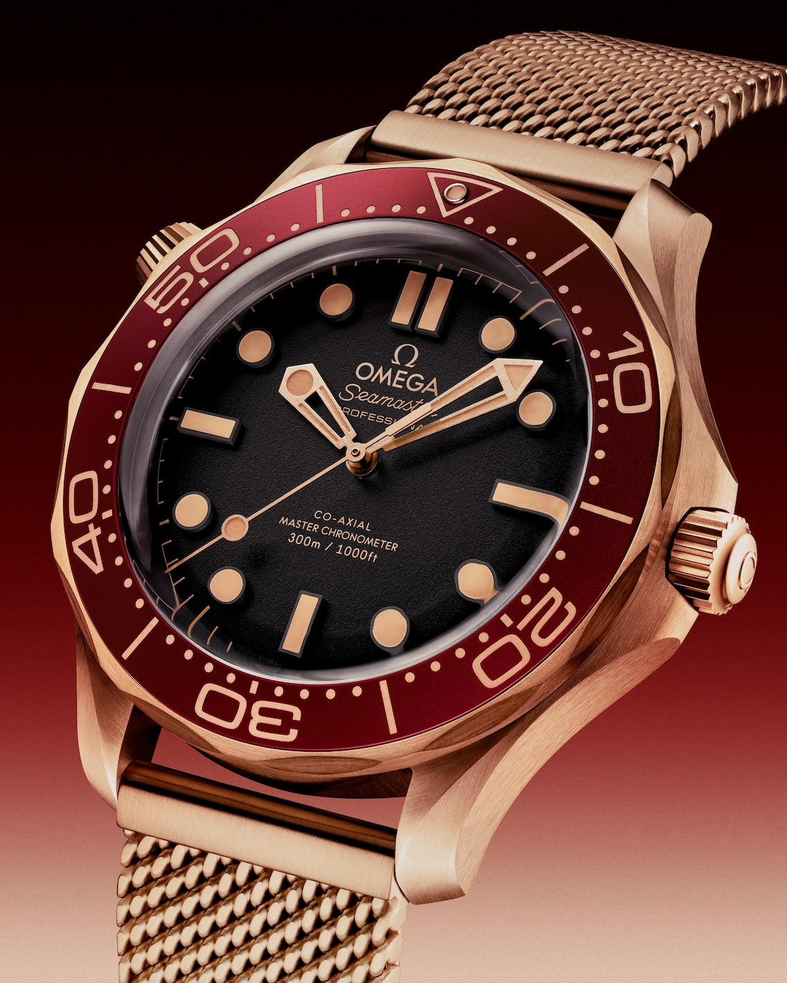 OMEGA SEAMASTER DIVER 300M 42 mm, Bronze gold