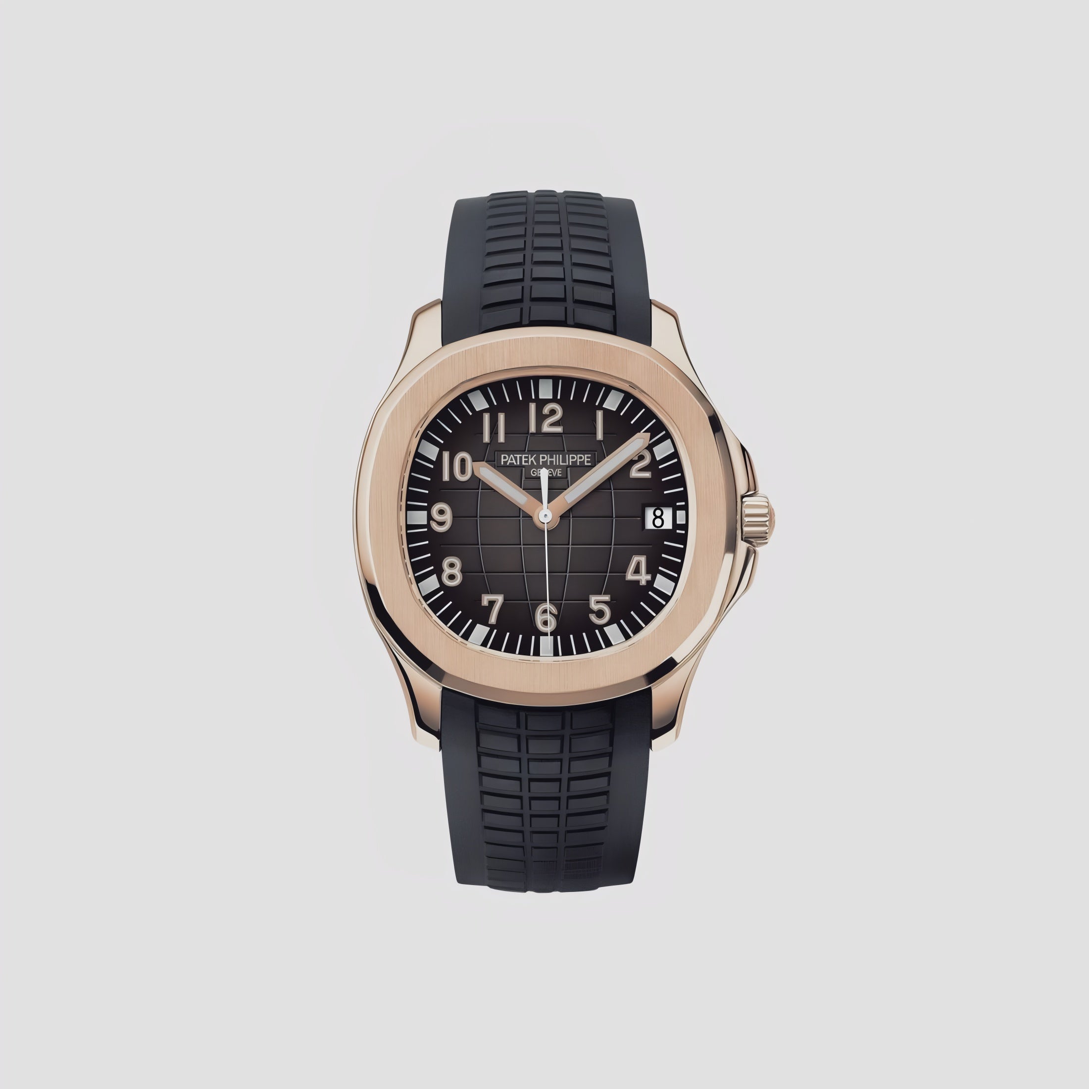 Patek Philippe Aquanaut Watch For Men - Black & Rose Gold