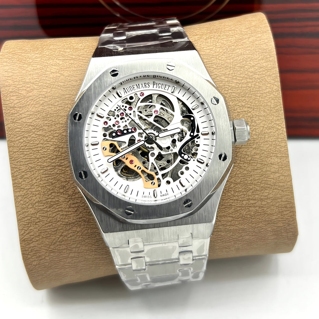 Audemars Piguet Royal Oak Stainless Steel - White Skeleton Dial