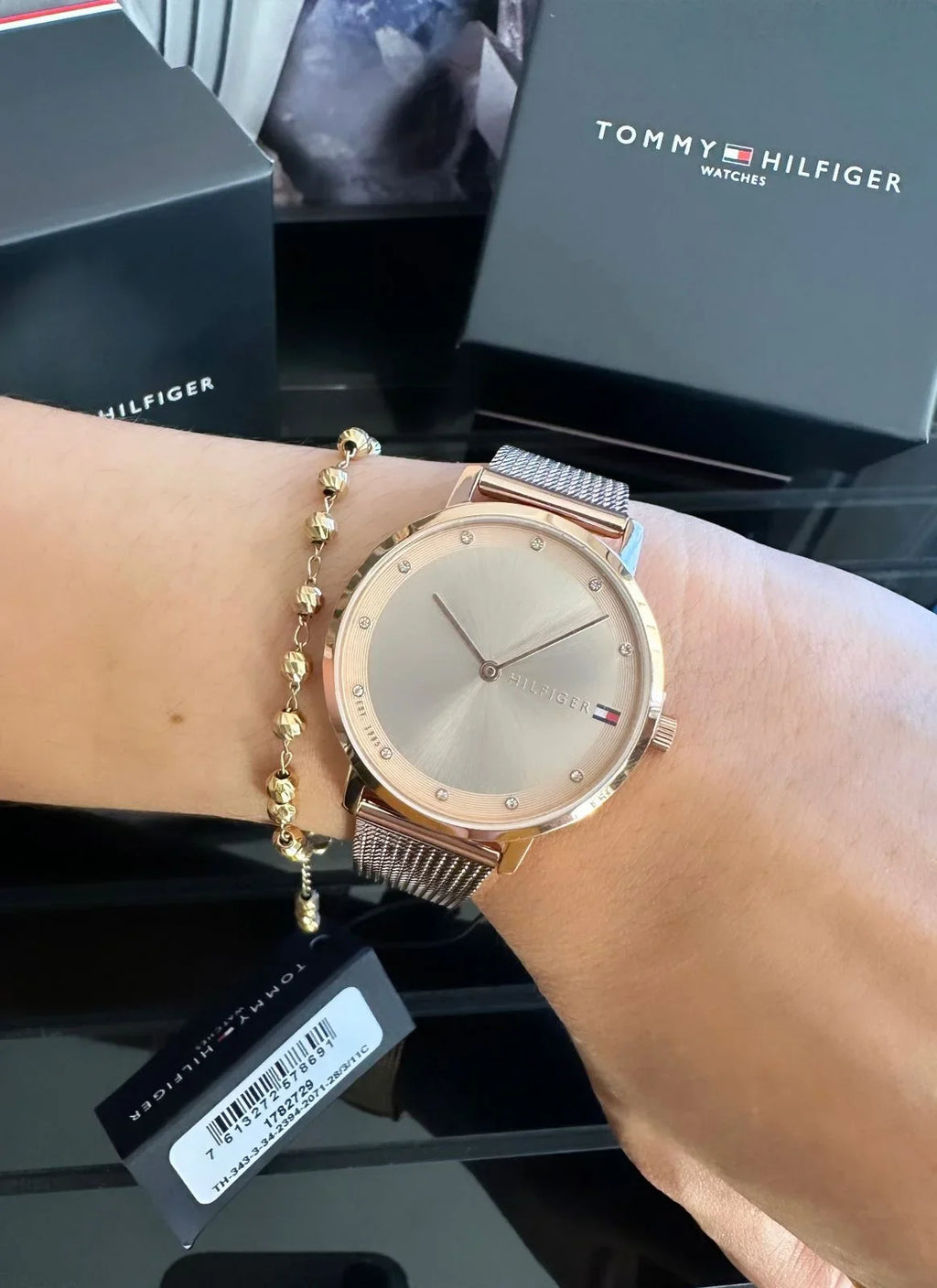 Tommy Hilfiger Women’s Watch – Model 1782729 | Elegant Rose Gold Design for Modern Women