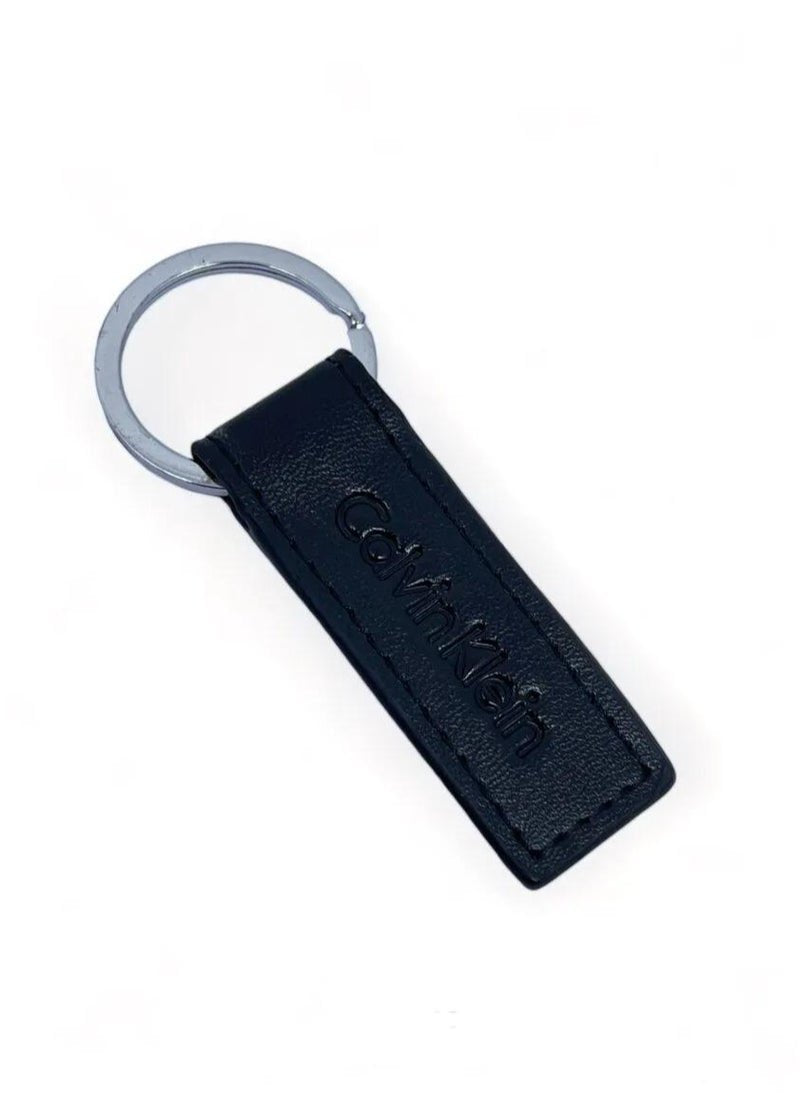 CK Black Leather Wallet-Keychain Set For Men 4#