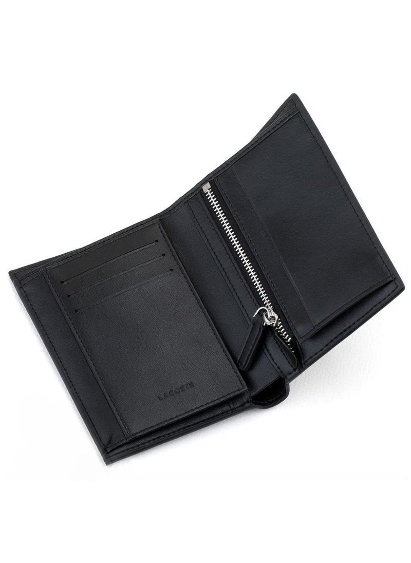 LC Black Leather Wallet For Men 90#