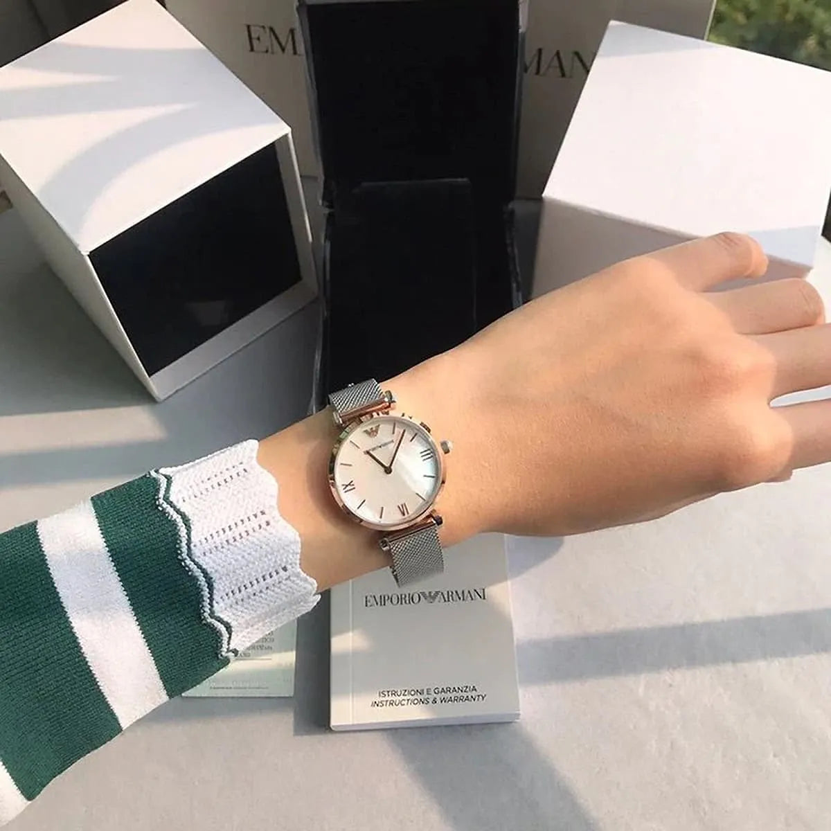 ساعة امبوريو ارماني للنساء AR2067