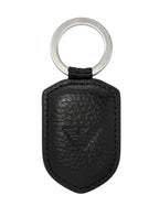 EA Black Leather Wallet & Keychain Set For Men 12#