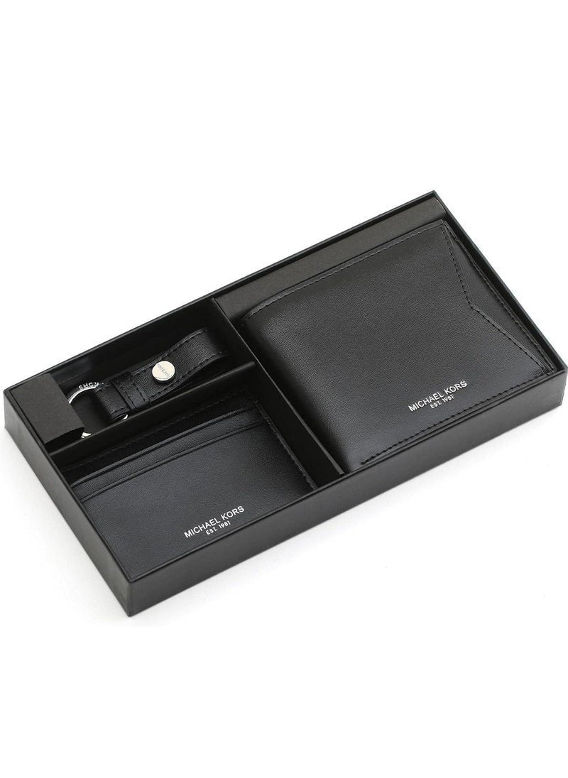 MK Wallet-Card Holder-Keychain Set For Men 8#
