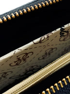 محفظة نسائية مبطنة سوداء من GU 84#