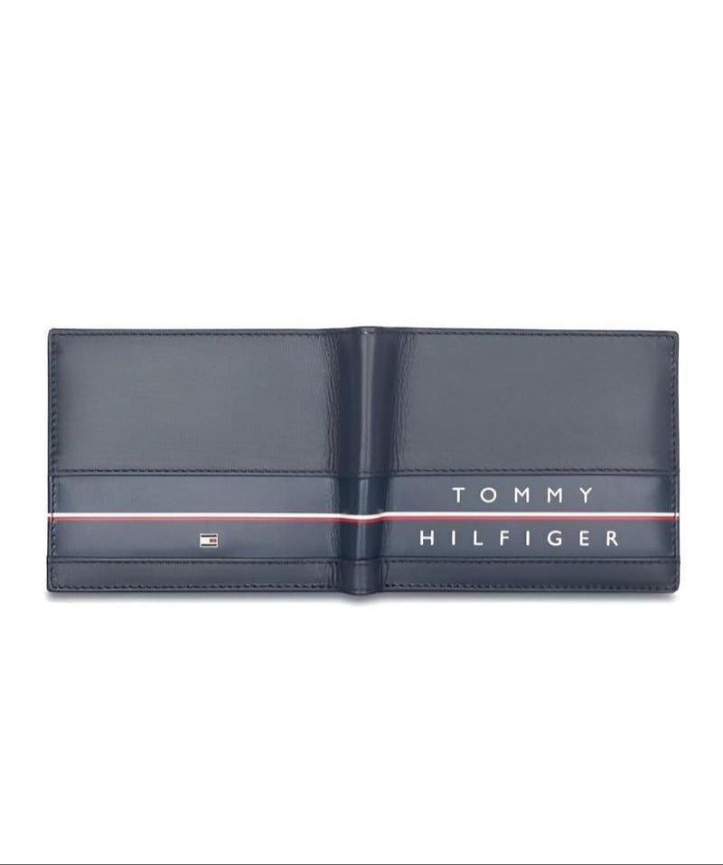 TH Navy Leather Wallet For Men 46#