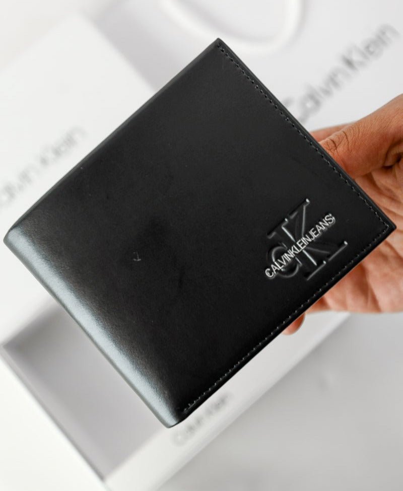 CK Black Leather Wallet For Men 56#