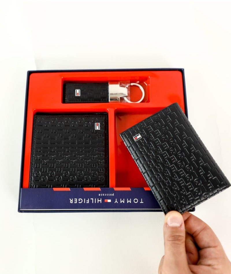 TH Wallet-Keychain-Card Holder Set For Men 1#